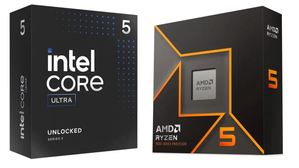 صراع العمالقة في الفئة المتوسطة لعام 2026: مقارنة شاملة بين Ryzen 5 9600X و Core Ultra 5 250KF Plus ryzen 5 9600x vs ultra 5 250KF plus
